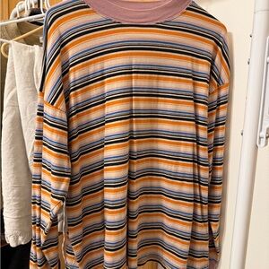 Urban Outfitters Striped Long Sleeve Shirt